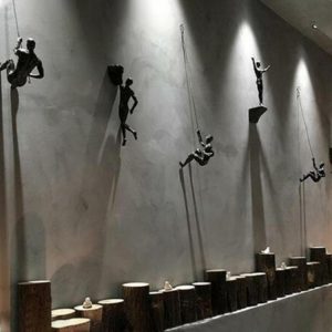 Creative wall decoration “The Climber”